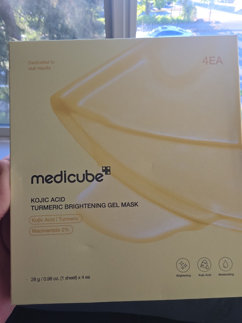Medicube Kojic Acid Turmeric Brightening Gel Mask — Yellow